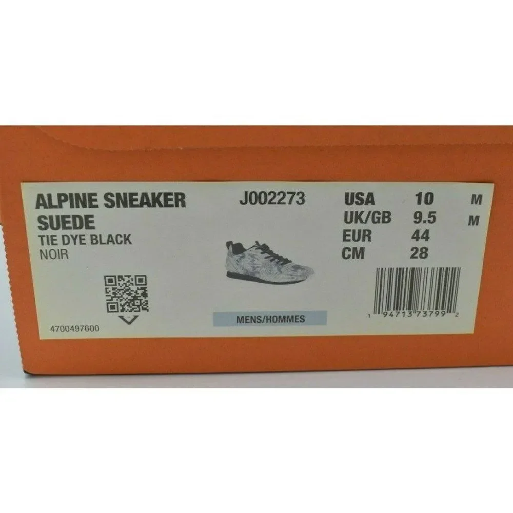 NWB Merrell Mens Size‎ 10 M Tie Dye Black Alpine Suede Sneaker Shoe J002273